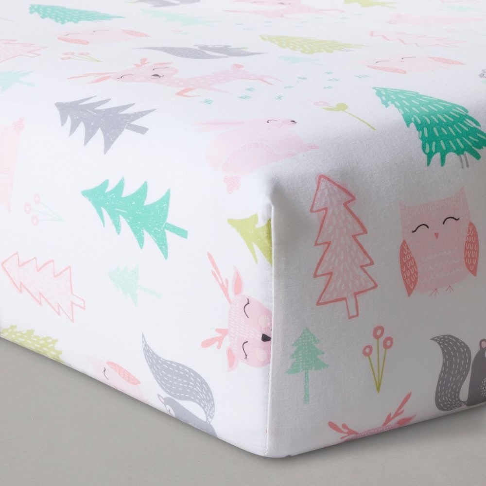Cloud Island Fitted Crib Sheet